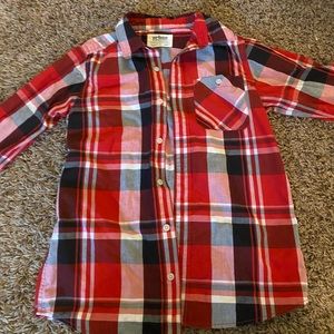 Boys Urban pipeline long sleeved collard flannel.